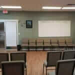 Meeting room in Steps to Recovery facility