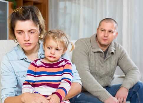 Sad family addiction situation can be helped by family therapy.