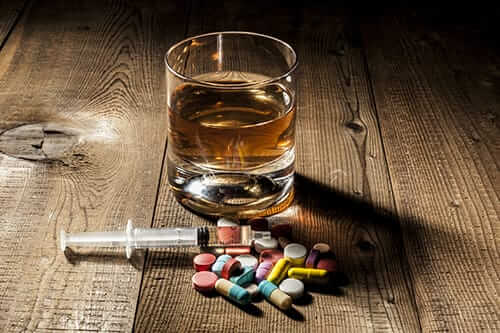 evidence of potential drug and alcohol withdrawal
