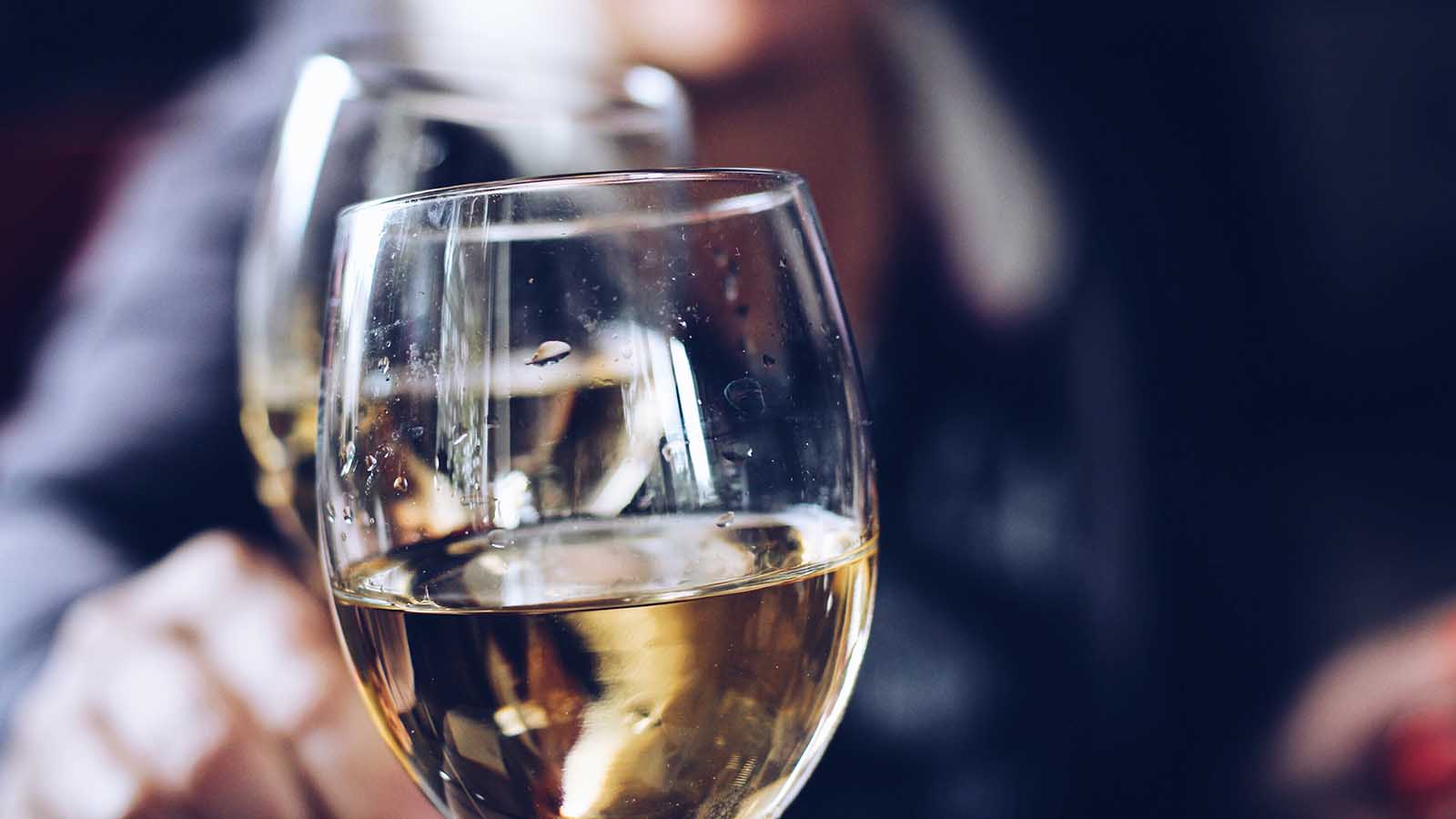 drinking-white-wine-glass