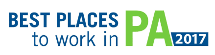 Best Places to work in PA 2017 award logo